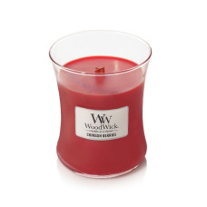 Ароматична свічка з нотами різдвяних ягід Woodwick Medium Crimson Berries 275 г Ароматична свічка з нотами різдвяних ягід Woodwick Medium Crimson Berries 275 г