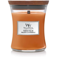 Ароматична свічка з нотами гарбуза та спецій Woodwick Medium Pumpkin Praline 275 г Ароматична свічка з нотами гарбуза та спецій Woodwick Medium Pumpkin Praline 275 г