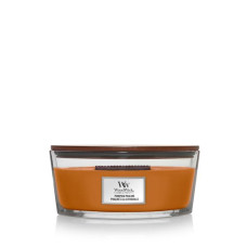 Ароматична свічка з нотами гарбуза та спецій Woodwick Ellipse Pumpkin Praline 453 г