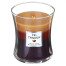 Ароматична свічка з тришаровим ароматом Woodwick Medium Trilogy Holiday Cheer - фото №1 Ароматична свічка з тришаровим ароматом Woodwick Medium Trilogy Holiday Cheer - фото №1