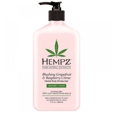 HEMPZ Blushing Grapefruit Raspberry Creme Herbal Body Moisturizer 500ml - Молочко для тіла Грейпфрут і Малина HEMPZ Blushing Grapefruit Raspberry Creme Herbal Body Moisturizer 500ml - Молочко для тіла Грейпфрут і Малина
