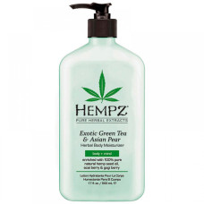 HEMPZ Exotic Green Tea Asian Pear Herbal Moisturizer 500ml - Молочко для тіла Зелений чай та Груша