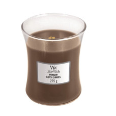 Ароматична свічка з ароматом тютюнового листя і замші Woodwick Medium Humidor 275 г Ароматична свічка з ароматом тютюнового листя і замші Woodwick Medium Humidor 275 г