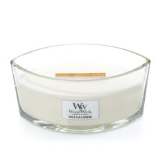 Ароматична свічка з ароматом жасмину Woodwick Ellipse White Tea & Jasmine 453 г