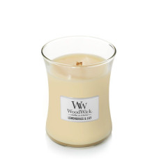 Ароматична свічка з квітковим ароматом Woodwick Medium Lemongrass & Lily 275 г Ароматична свічка з квітковим ароматом Woodwick Medium Lemongrass & Lily 275 г