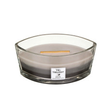 Ароматична свічка з тришаровим ароматом Woodwick Ellipse Trilogy Warm Woods 453 г Ароматична свічка з тришаровим ароматом Woodwick Ellipse Trilogy Warm Woods 453 г