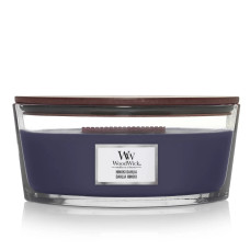 Woodwick Ellipse Hinoki Dahlia - Ароматична свічка з нотами дерева хінокі, сливи та жоржини Woodwick Ellipse Hinoki Dahlia - Ароматична свічка з нотами дерева хінокі, сливи та жоржини