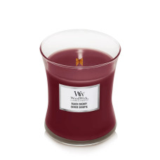 Woodwick Medium Black Cherry - Ароматична свічка з ароматом соковитої черешні Woodwick Medium Black Cherry - Ароматична свічка з ароматом соковитої черешні