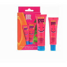Pure Paw Paw Duo Strawberry - Набір відновлюючих бальзамів для губ Pure Paw Paw Duo Strawberry - Набір відновлюючих бальзамів для губ
