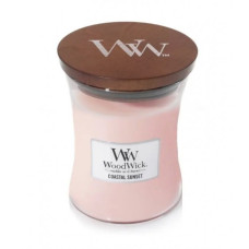 Ароматична свічка з ароматом цитрусових, кокоса і ванілі Woodwick Medium Coastal Sunset 275 г Ароматична свічка з ароматом цитрусових, кокоса і ванілі Woodwick Medium Coastal Sunset 275 г