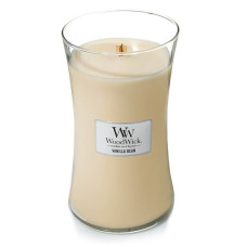 Ароматична свічка з ароматом чистої ванілі Woodwick Large Vanilla Bean 609 г Ароматична свічка з ароматом чистої ванілі Woodwick Large Vanilla Bean 609 г