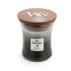 Ароматична свічка з тришаровим ароматом Woodwick Medium Trilogy Warm Woods 275 г Ароматична свічка з тришаровим ароматом Woodwick Medium Trilogy Warm Woods 275 г