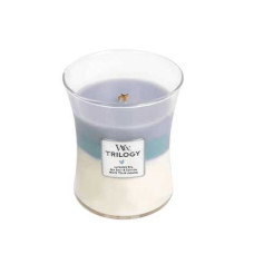 Ароматична свічка з тришаровим ароматом Woodwick Medium Trilogy Calming Retreat 275 г Ароматична свічка з тришаровим ароматом Woodwick Medium Trilogy Calming Retreat 275 г