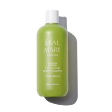 Rated Green Real Mary Exfoliating Scalp Shampoo 400ml - Глибоко очищаючий і відлущуючий шампунь з соком розмарину Rated Green Real Mary Exfoliating Scalp Shampoo 400ml - Глибоко очищаючий і відлущуючий шампунь з соком розмарину