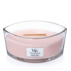 Ароматична свічка з ароматом цитрусових, кокоса і ванілі Woodwick Ellipse Coastal Sunset 453 г