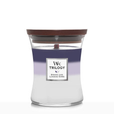 Woodwick Medium Evening Luxe Trilogy 275 г - Ароматична свічка з тришаровим ароматом