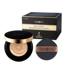 Genosys Skin Caring Blemish Balm Cushion 01 Ivory - Бальзам-кушон для догляду за шкірою Genosys Skin Caring Blemish Balm Cushion 01 Ivory - Бальзам-кушон для догляду за шкірою