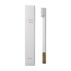 APRIORI SLIM White/Gold Medium Toothbrush - Зубна щітка
