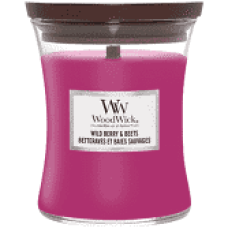 Ароматична свічка з ароматом буряка, ягід та апельсину Woodwick Mini Wild Berry & Beets 85 г Ароматична свічка з ароматом буряка, ягід та апельсину Woodwick Mini Wild Berry & Beets 85 г