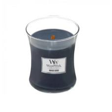 Ароматична свічка з ароматом шкіри та мускуса Woodwick Mini Indigo suede 85 г