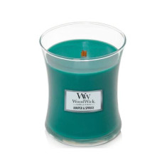 Ароматична свічка з ароматом ялівцю та шавлії Woodwick Mini Juniper & Spruce 85 г Ароматична свічка з ароматом ялівцю та шавлії Woodwick Mini Juniper & Spruce 85 г