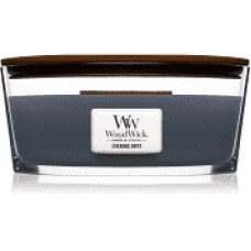 Ароматична свічка з ароматом чорної орхідеї і сандалового дерева Woodwick Ellipse Evening Onyx 453 г Ароматична свічка з ароматом чорної орхідеї і сандалового дерева Woodwick Ellipse Evening Onyx 453 г