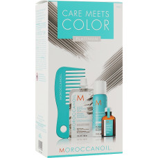 Набір Догляд і колір MoroccanOil Care Meets Color Platinum