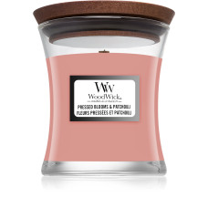 Ароматична свічка з дерев'яним гнітом Woodwick Pressed Blooms & Patchouli Ароматична свічка з дерев'яним гнітом Woodwick Pressed Blooms & Patchouli