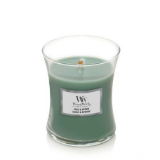 Ароматична свічка з ароматом шавлії і мірри Woodwick Medium Sage & Myrrh 275 г Ароматична свічка з ароматом шавлії і мірри Woodwick Medium Sage & Myrrh 275 г