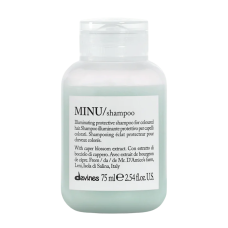DAVINES Minu Shampoo 75ml - Шампунь для блиску та збереження кольору фарбованого волосся 