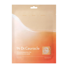 Dr. CEURACLE Vegan Kombucha Tea Essence in Gel Mask 36g - Веганська гідрогелева маска з екстрактом комбучі