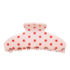 EMI JAY Big Effing Clip in Blush Polka Dot - Великий крабик для волосся "Blush Polka Dot" EMI JAY Big Effing Clip in Blush Polka Dot - Великий крабик для волосся "Blush Polka Dot"