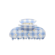 EMI JAY Sweetheart Clip in Daisy Blue Picnic - Крабик для волосся "Daisy Blue Picnic"