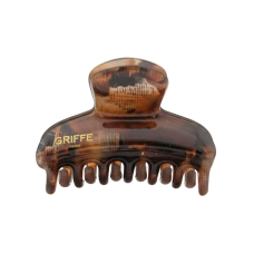 GRIFFE Dentelle Marron Beige - Заколка-краб Laura мала 