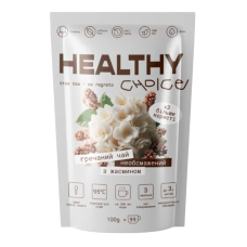 HEALTHY CHOICE Необсмажений гречаний чай з жасмином 100g HEALTHY CHOICE Необсмажений гречаний чай з жасмином 100g