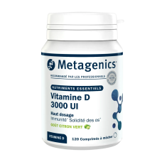 METAGENICS Vitamin D 3000 IU 120 табл. - Диєтична добавка Вітамін Д 