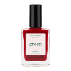 MANUCURIST Green™ Red Cherry 15ml - Лак для нігтів з вишнево-червоним відтінком