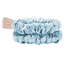 MON MOU Silk Mini Slim Scrunchie Baby Blue 2шт - Набір тонких шовкових міні-резинок (ніжно-блакитний) MON MOU Silk Mini Slim Scrunchie Baby Blue 2шт - Набір тонких шовкових міні-резинок (ніжно-блакитний)