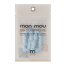 MON MOU Silk Mini Slim Scrunchie Baby Blue 2шт - Набір тонких шовкових міні-резинок (ніжно-блакитний) - фото №1 MON MOU Silk Mini Slim Scrunchie Baby Blue 2шт - Набір тонких шовкових міні-резинок (ніжно-блакитний) - фото №1