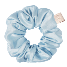 MON MOU Silk Large Scrunchie Baby Blue - Об'ємна резинка для волосся з натурального шовку MON MOU Silk Large Scrunchie Baby Blue - Об'ємна резинка для волосся з натурального шовку