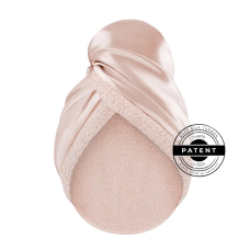 MON MOU Soft Silk Turban Nude - Двосторонній рушник-тюрбан для делікатного сушіння волосся (нюдовий)