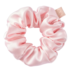 MON MOU Silk Large Scrunchie Pink - Об'ємна резинка для волосся з натурального шовку MON MOU Silk Large Scrunchie Pink - Об'ємна резинка для волосся з натурального шовку