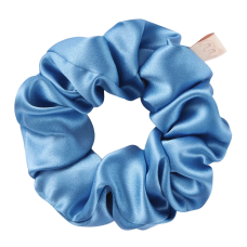 MON MOU Silk Large Scrunchie Sky Blue - Об'ємна резинка для волосся з натурального шовку MON MOU Silk Large Scrunchie Sky Blue - Об'ємна резинка для волосся з натурального шовку