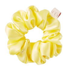 MON MOU Silk Large Scrunchie Yellow - Об'ємна резинка для волосся з натурального шовку MON MOU Silk Large Scrunchie Yellow - Об'ємна резинка для волосся з натурального шовку