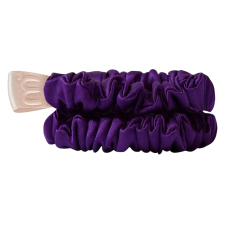 MON MOU Silk Mini Slim Scrunchie Set Purple 2шт - Набір тонких шовкових міні-резинок (фіолетовий)