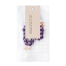 MON MOU Silk Mini Slim Scrunchie Set Purple 2шт - Набір тонких шовкових міні-резинок (фіолетовий) - фото №1