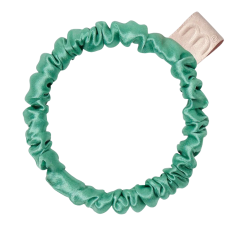 MON MOU Silk Slim Scrunchie Green - Тонка шовкова резинка (зелена) MON MOU Silk Slim Scrunchie Green - Тонка шовкова резинка (зелена)