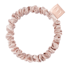 MON MOU Silk Slim Scrunchie Nude - Тонка шовкова резинка (нюдова)