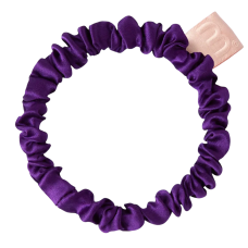 MON MOU Silk Slim Scrunchie Purple - Тонка шовкова резинка (фіолетова) MON MOU Silk Slim Scrunchie Purple - Тонка шовкова резинка (фіолетова)