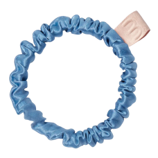 MON MOU Silk Slim Scrunchie Sky Blue - Тонка шовкова резинка (блакитна) MON MOU Silk Slim Scrunchie Sky Blue - Тонка шовкова резинка (блакитна)